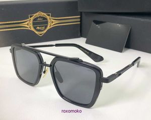 Eine DITA MACH SEVEN TOP Original hochwertige Designer-Sonnenbrille für Herren und Damen, berühmte modische klassische Retro-Luxusmarkenbrille, Steampunk-Mann, UV400, Glas S7WF