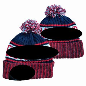 Cleveland''Indians''Bobble Hats Baseball Ball Caps 2023-24 Fashion Designer Bucket Hat Chunky Knit Faux Pom Beanie''MLB Cappello natalizio