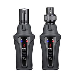 Stickers Wireless Plugon Mic Adapters Xlr Transmitter Receivers with Rechargeable 3.7v Lithium Battery for Dynamic Mic Audio Mixer