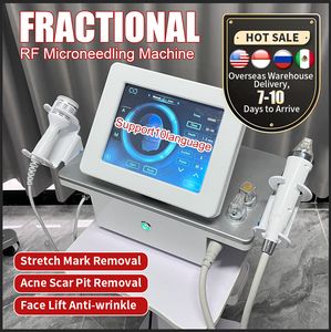 Máquina de microagulhamento fracionada de RF com martelo de gelo para remoção de estrias 2023 Equipamento de beleza para apertar a máquina de pele com micro agulha