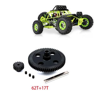 ElectricRC CAR WLTOYS 1 12 12428 12423 12429 FY03オフロード車両コントロールカーメタル​​センター減速装置62T17Tモーターアクセサリ230630