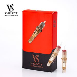 문신 바늘 EZ V-Select 문신 카트리지 바늘 #08 0.25mm bugpin 곡선 매그넘 라운드 매그넘 일회용 문신 바늘 공급 20pcs/Box 230630