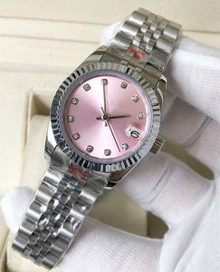 N01 Watch Designer Watches High Quality 31mm 2813 Automatisk rörelse 904 Rostfritt stål Vattentäta kvinnors diamantring Sapphire Glass