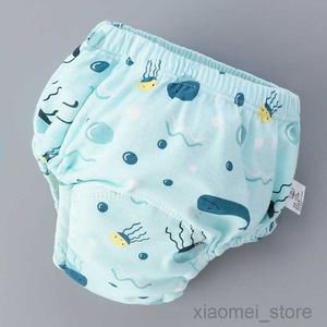 Cloth Diapers Cotton 6 Layer reusable Baby Training Pants Infant Shorts Underwear Cloth Baby Diaper Nappies Panties Nappy ChangingHKD230701