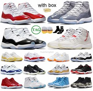 jumpman 11 11s j11 cherry cool grey bred low cement DMP Cherry cool Gement Grey Yellow gym red Space Jam UNC Jubilee Bred Concord Navy men women basketball shoes