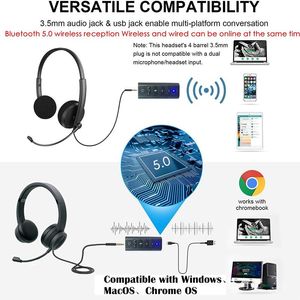 Connectors Bluetooth 5.1 Receiver Transmitter 3.5mm Aux Audio Car Kit Wireless Handsfree Adapter for Tv/speaker/headphone Music Receiver