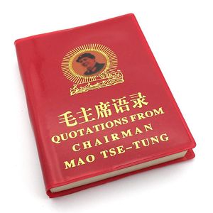 Frammar Citat från ordförande Mao Tsetung Chinese/English Book for Adults Artbook Mini The Little Red Art Book Story Books 398 Sida