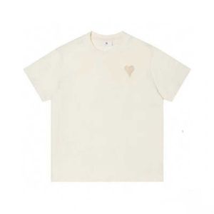 Projektanci Paris T Shirt 2023ss Spring Classic Heart Solid Kolor Big Miłość T-shirt z krótkim rękawem dla mężczyzn i kobiet Jcaschz5