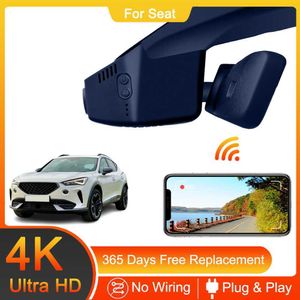 DVRs For Cupra Formentor 2022 2021 Front and Rear 4K Dash Cam for Camera Recorder Dashcam WIFI Car Dvr Recording DevicesHKD230701