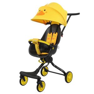 Luxury Baby stroller folding four wheels stroller children's cart eggshell Baby stroller with baby comfort baby accessories L230625