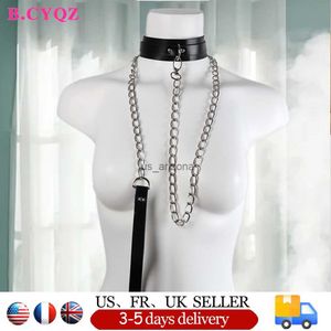Sexy Necklace For Women Collar Bdsm Choker Roleplay Slave Chain Collars Bondage Gothic jewelry Accessories Choker One Piece L230620