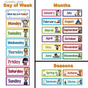 Monthly Headliners Set 12 Months of The Year Day of the Week Headers Monthly Seasonal Week Headers English Words Learning Cards L230518