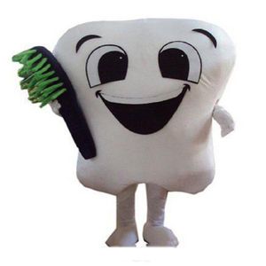 2019 Factory Direct Tooth Mascot Costume Party Costumes Fancy Dental Care Character Mascot Dress Amusement Park Outfit Teetht Tand2111