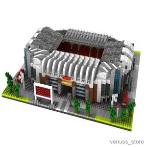 Block 2023 Fotboll Old Camp Nou Sir Stadium Real Club Diamond Building Blocks Toy Gift R230701