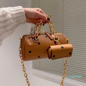 2023-Hot Thick Chain Designer Bag With Wallet Women Shoulder Bags Luxurys Handbags Mini Designers Crossbody Bag Lady Letters Print Pillow Purse