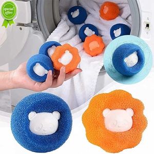 New Magic Laundry Ball Kit 4/6/8pcs Hair Remover Pet Clothes Cleaning Tools Catcher Collector Reusable Filtering Ball Lint Catcher