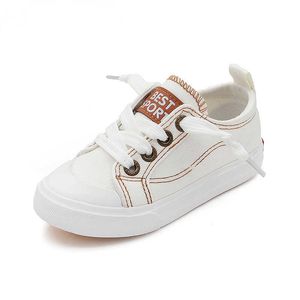 Sneakers vår 2021 Baby Toddler Boy Girl Canvas Sneakers Little Kid Brand Fashion Casual Trainer Big Children Skate School Sport Shoeshkd230701