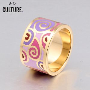 Solitaire Ring Fashion Rings for Women Gilded Enamel Ring Jewelry Designers Elegant Classic Scarf Ring Birthday gift for Women 230630