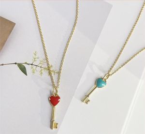 45cm gold plated chain with pendant turquoise jewelry necklaces choker Double ring link designer jewelry Locket bangle love watches women mens couple Party widding