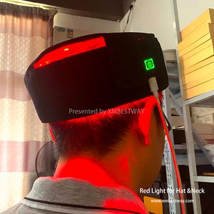 Głowa masażer laserowy Hap Hat Hat Hat Hat Ced Light Hat 635NM 850NM Red Light Therapy dla włosów 230630