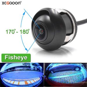 Auto dvr XCGaoon CCD 180 Grad Fisheye Objektiv Rückseite Vorderansicht Weitwinkel Rückfahrkamera Nachtsicht WasserdichtHKD230701