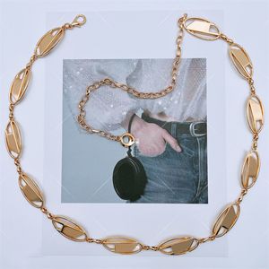 Cintura a catena di design per cinture da donna a vita 3 colori abito di marca di lusso Accessorio di moda femminile oro cintura d'argento
