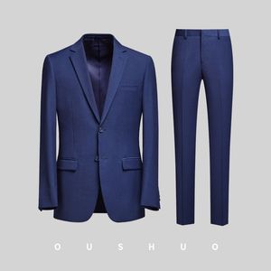 Męskie garnitury Blazers V1315 Casual Men's Business Suit nadający się do letniego zużycia 230630