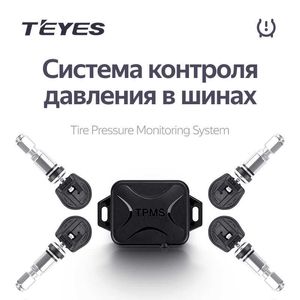 Car dvr Teyes TPMS Auto Wireless Däcktrycksövervakningssystem för DVD-spelarenavigeringHKD230701