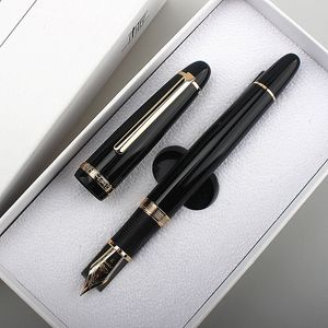 Fountain Pens Metal Jinhao X850 Pen Black Gold EF f Nibs School Supplies Office Business Inkギフト文房具230630