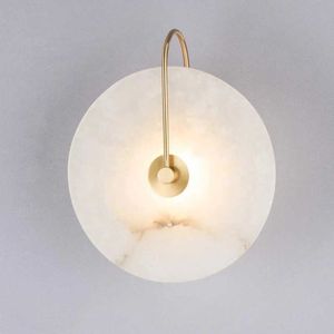 Lamps Modern Marble Led wall bedroom Lamp home decor Wall Decoration Lampshade LED Lighting Fixture for Home Decor Bedroom Gold LampsHKD230701