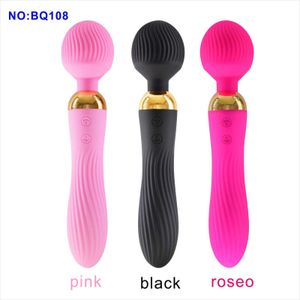 Sex toy massager Double head vibrator electric adult sex clitoral G-spot masturbation magnetic suction charging