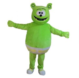 Halloween Green Monster Mascot Costume Cartoon Tema Personagem Carnaval Festival Dresses Fancária Dresso de Natal Tamanho dos Adultos De festa de aniversário
