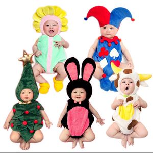 Keepsakes Infant Baby Boy Girl Cartoon Cosplay Abiti divertenti Pography Puntelli Toddler Birthday Party Po Shoot Outfits Regalo di Natale 230701