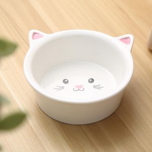 Burners Lovely Pet Feeder Bowl Cartoon-Form Highfoot Single Mouth Rutschfeste Keramik Dog Cat Food Bowl Pet Products Drinking Bowl