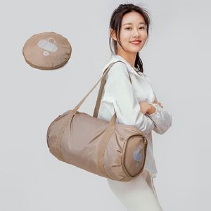 Outdoor Bags 4828Cm Folded Luxury Womens Travel Designer Round Crossbody Shoulder Purses Handbag Women Clutch Gym Tote Bag 230630
