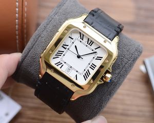 Watch Factory Mens Watch Luxury Designer 39.8 MM Watches Mens Automatic Movement Steel Anniversary Classic Square Wristwatch No Box