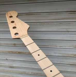 Electric guitar bass neck maple 21 fret 34 inch dot inlaid nut 38mm matte paint3234322