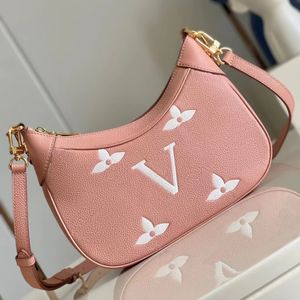 Cross Body Luxury Designer Tote Clutch Bags M46002 M46112 Bagatelle axelväskor Klassiska pochette kvinnor messenger väska mens reser äkta läder kväll handväska