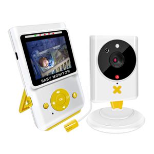 Baby Monitor Camera Wireless Digital Video 24 Inch TFT Screen Twoway Talk IR Night Vision Alarm Clock 230701