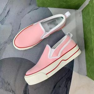 Women's tennis 1977 slip-on sneakers Beige ebony canvas shoes rubber sole Low heel designer luxury shoes 10