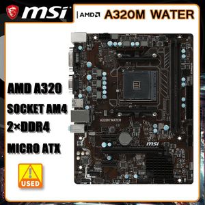 パーツMSI A320MウォーターマザーボードソケットAM4 DDR4 32GB PCIE 3.0 USB3.1MICRO ATX AMD A320マザーボードA109700 Ryzen 7 3700X CPU