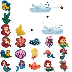 Cartoon-Accessoires-Muster-Schuhanhänger für Clog Jibbitz Bubble Slides Sandalen PVC-Dekorationen Weihnachten Geburtstagsgeschenk Partygeschenke F Ot2Sf