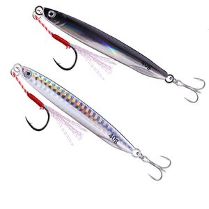 Esche esche Jig Shore Jigging Spoon Casting Drag 7G 10G 14G 17G 21G 30G 40G SeaBass Lure Esca artificiale Attrezzatura da pesca 230630