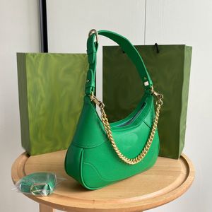 2023 tasarımcı lüks bayan omuz çantası çanta deri metal yazı yeni bayan koltuk altı çantası sutyen çanta 731.817