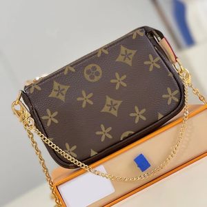 Vintage Hobo M58009 M40712 Mens Organizer Shoulder Bags Luxury Designer Womens Pochette Messenger Totes Clutch Bag Evening Hand Cross Body Beach 5 Colors Chain