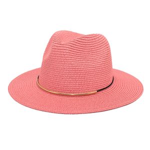 Fedora Hats for Women Flat Top Elegancka Bowler Dress Caps Panama Church Church Wejdź