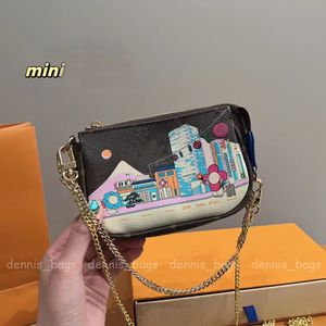Woman Designer Mini Totes Handbags Chain Crossbody Bags Christmas Limited Sale Fashion ACCESSOIRES New Paris Leather Clutch Coin Purse Small Pouch