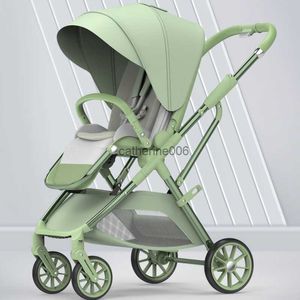 Draagbare Kinderwagens Baby Reizen Opvouwbare Baby Trolley Kinderwagen shock High view Kan zitten of liggen Kinderwagen lichte wandelwagen L230625