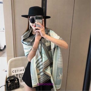 H Hem Butik Plush Scarf till försäljning Ny imitation Cashmere för kvinnors mångsidiga utländska stil sjalar tjock high end vagn