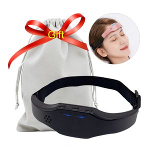 Head Massager Smart Migraine and Headache Relief Head Massager Physiotherapy Tens Pulse Vibration Treatment Anti Stress Insomnia Sleep Monitor 230630